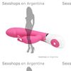 Gene vibrador con estimulador de clitoris y varias funciones